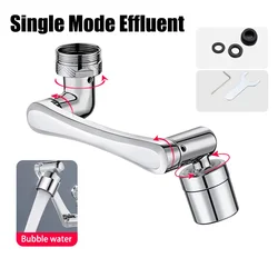 Stainless Steel 1080° Swivel Faucet Extender with Dual-Mode Sprayer (1 Mode)