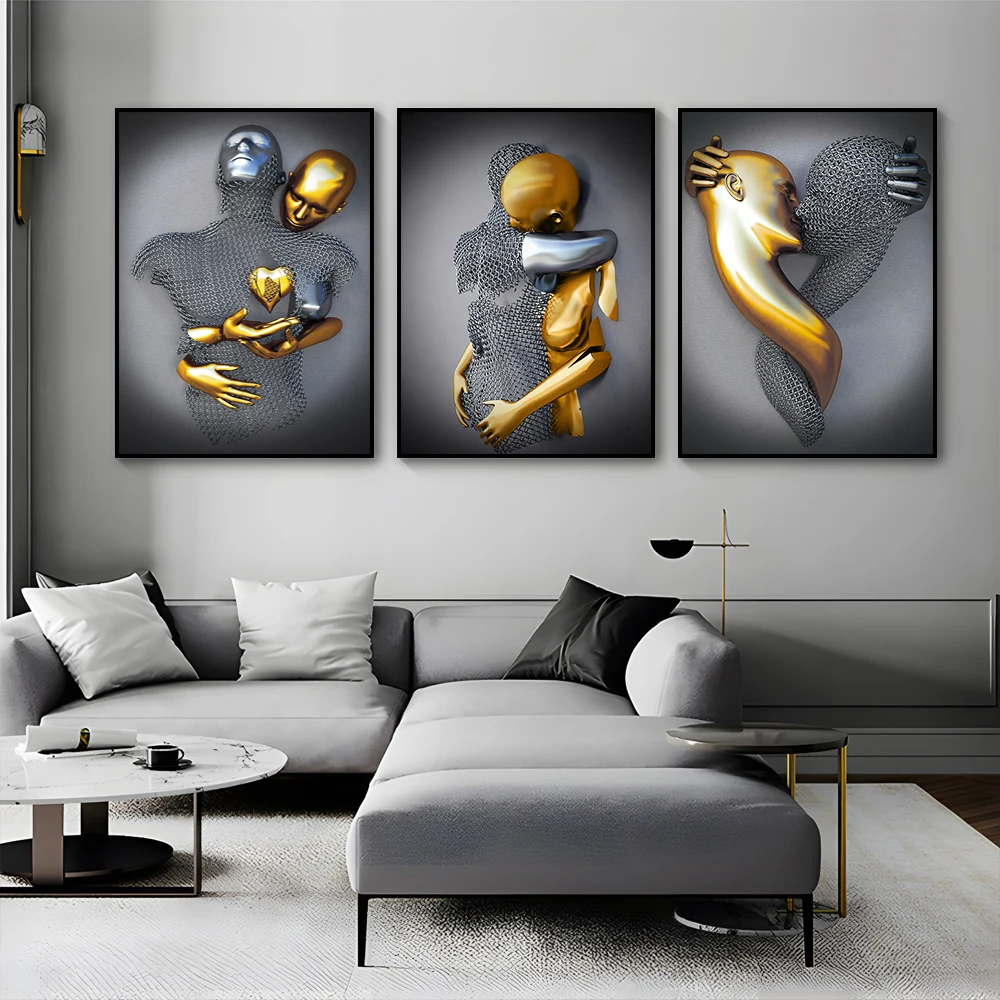 Abstract Metal Portrait Wall Art 2 | Abstract Metal Portrait Wall Art 2