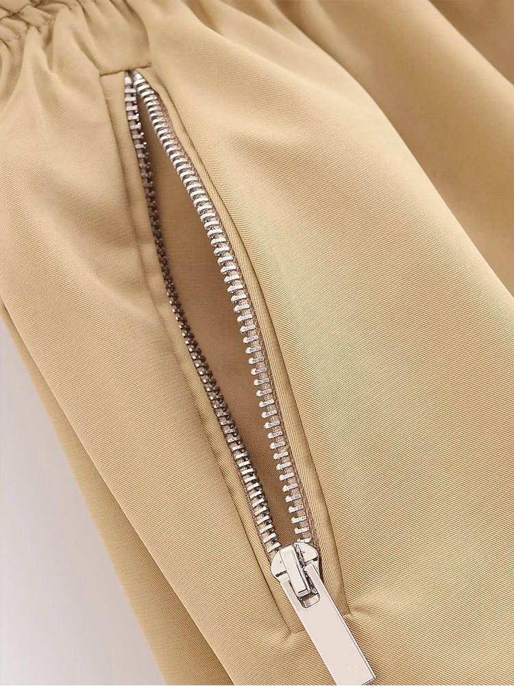 TFMLN Sweet Flower Bud Shorts For Women High Waist Fluffy Shorts Ladies Solid Color Casual Spring and Summer New Fashion