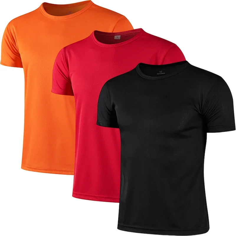 Men's Basketball Soccer Fitness Running Quick Dry Short Sleeve T-Shirt main image 1