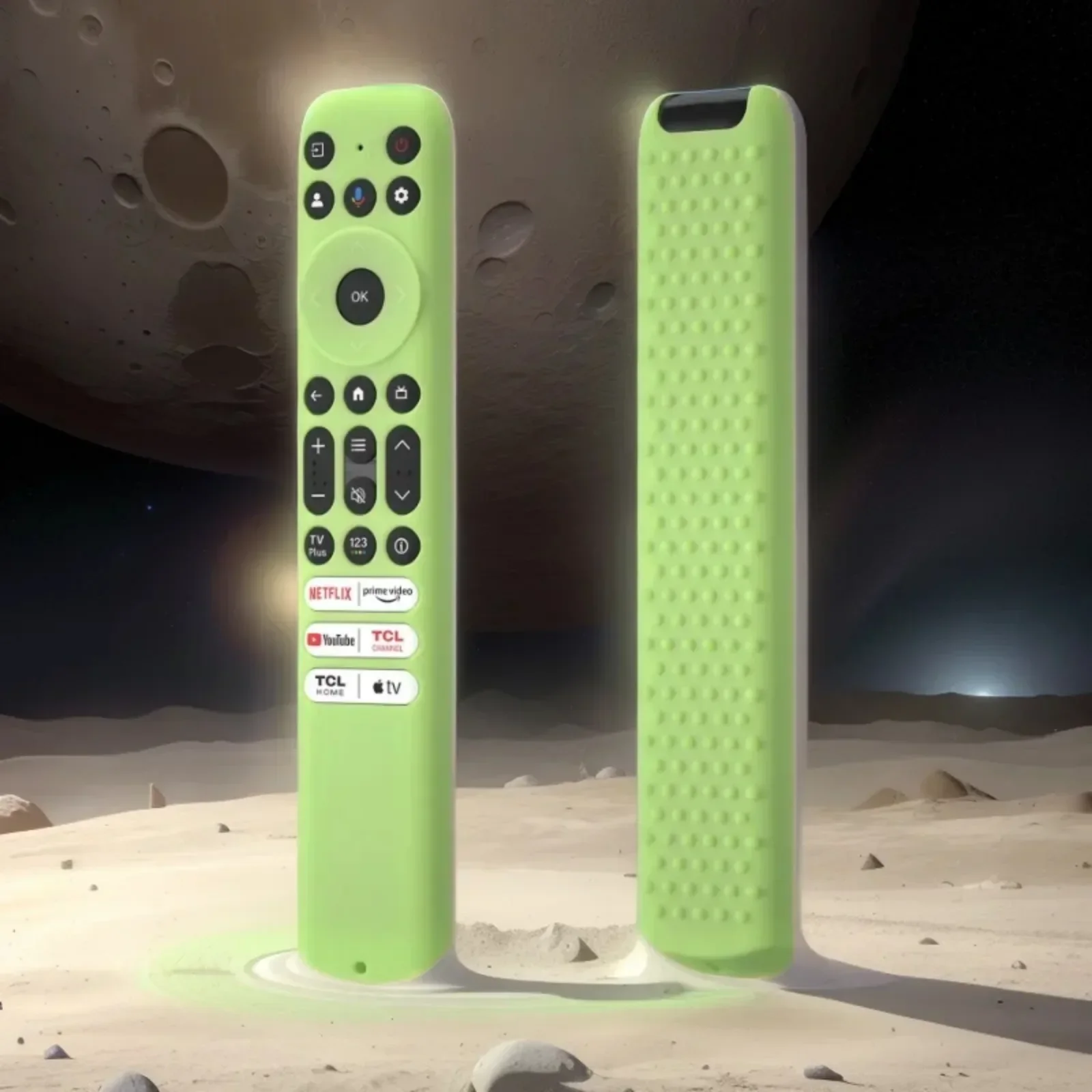 Silicone Remote Case Silicone Remote Cover Silicone Remote Sleeve Remote Controller Cover Silicone Case Protector Silicone Case For TCL RC813 FMB3/RC902V FMB1/RC923 FMR1 FMR4 FMR5 Tv Voice Remote Control Cover Protector With Lanyard