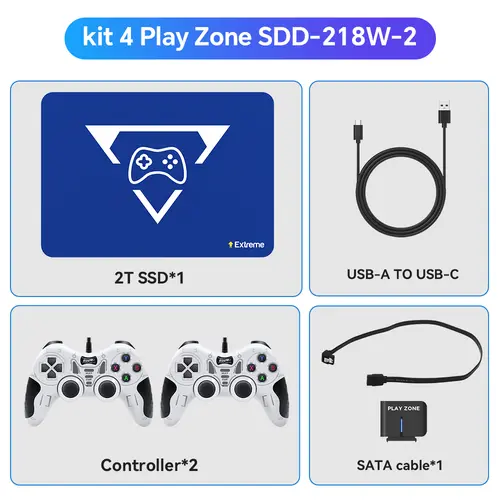 New 2TB Play Zone Game SSD with 20441 Games 3 System in 1 Retro Game Console 80+ Emulators for PS5/PS4/XBOX/XBOX ONE/Switch/PS3 - Image 10