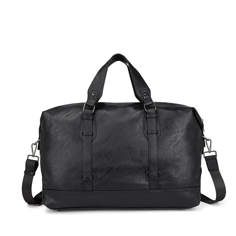 Business PU Leather Shoulder Bag for Men, Perfect for Travel