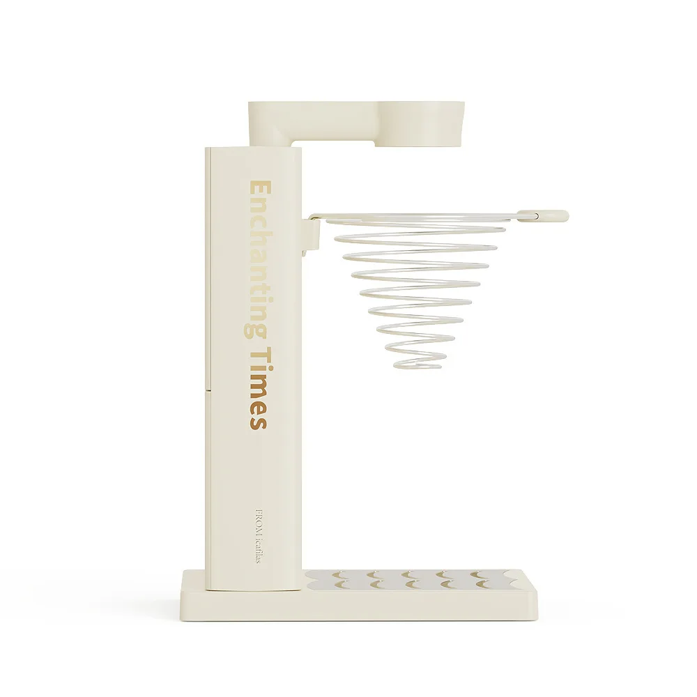 ماكينة صنع القهوة الأوتوماتيكية القابلة للفصل بكوب واحد مع فلتر قابل لإعادة الاستخدام لصانع الشاي المنزلي أثناء السفر