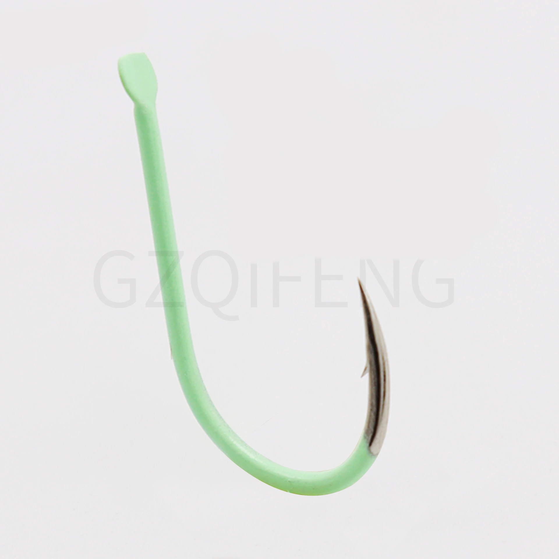 Zyz-明るい蛍光釣り針、夜釣り道具、高炭素鋼、淡水釣りフック、鯉釣り