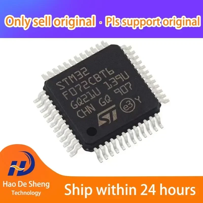 

10 шт./лот STM32F072C8T6 STM32F072CBT6 LQPF-48 новая Оригинальная фотография