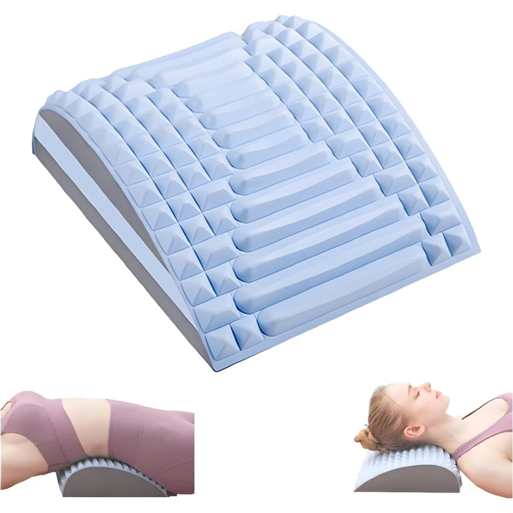 

Neck & Back Stretcher Pillow,2023 New Back Neck Cracker for Lower Back Pain Relief, Adjustable Spine Board for Herniated Disc