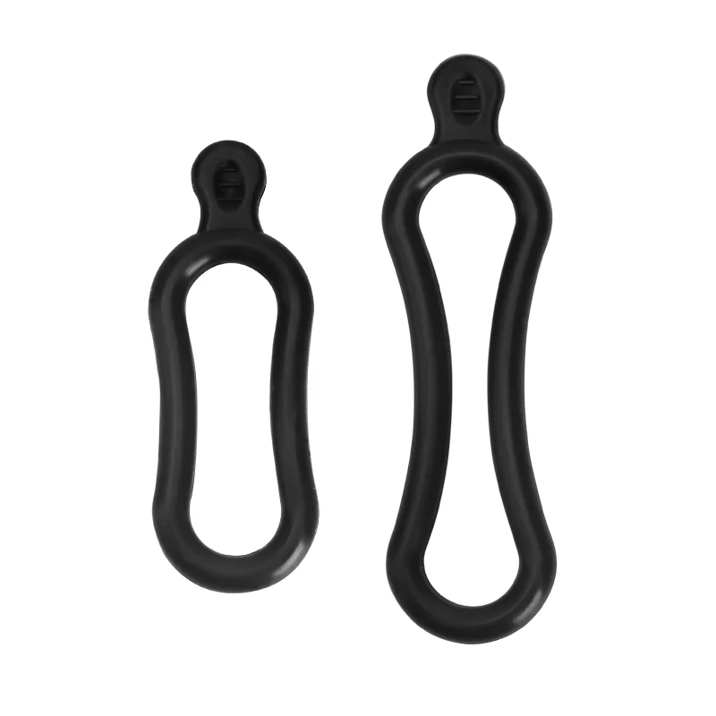4pcs Compact Silicone Rubber Ring Bicycle LED Headlight Flashlight Head Fixing Parts Band MTB Bike Cycling Accessories RR7395 bicycle headlight strap