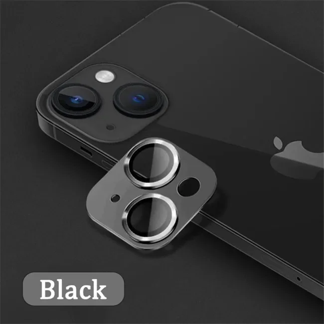Premium Metal Ring Camera Lens Protector Case - Durable Back Cover Accessory