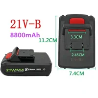 2025 nouveau 21V 36v 9800mah outil électrique batterie au lithium rechargeable générale tournevis électrique perceuse électrique batterie Li-ion 5