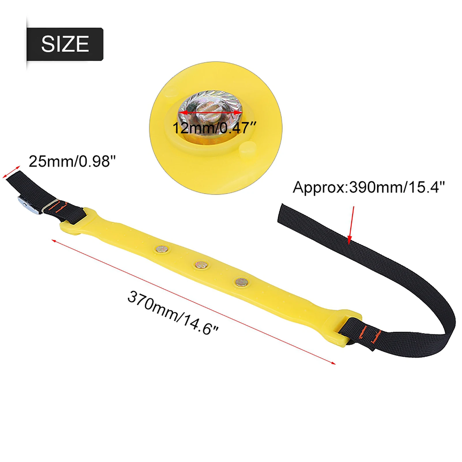 185‑225mm Tire Anti Skid Belt Snow Car Security Tyre Chains for Car Truck SUV Adjustable Tire Belt Chain