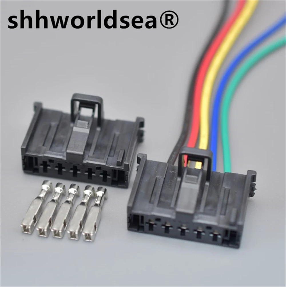 

shhworldsea auto socket 5pin 2.8mm For Citroen Peugeot Alfa Romeo Jumper Boxer Fiat Ducato 6450XR 55702407 Heater Blower