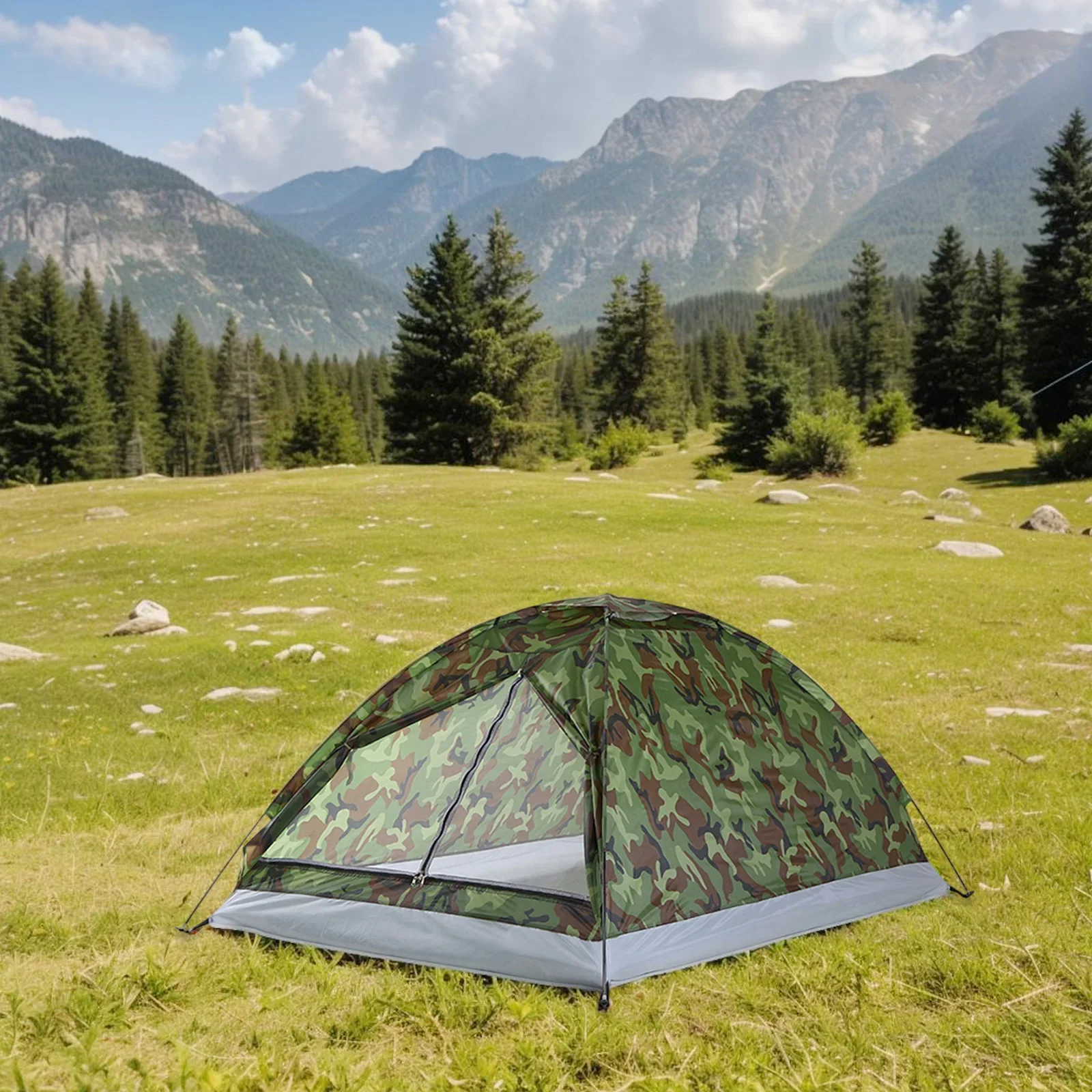 Hiking Kits 1 Pcs Camping Tent 1 Person/2 Person Convenient To Store Fiberglass Hiking Tent Ultralight