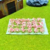 1 box of Model Scene Terrain Production Simulation Flower Cluster Wild Rose Flower DIY Game War Miniature Landscape Material 5
