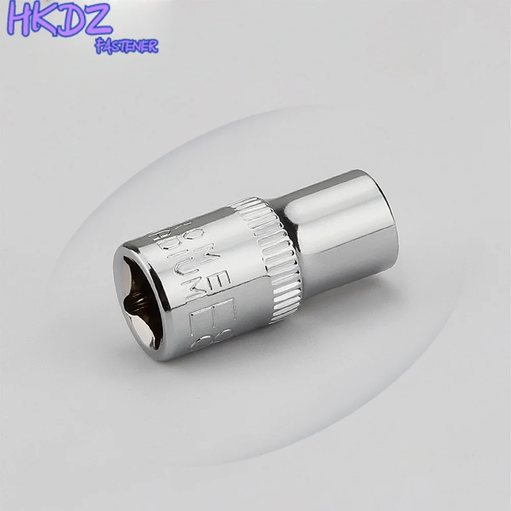 E-Socket Sockets 1/4 Inch(6.3mm)/3/8" Torx Star Bit Female E-Socket Set Socket Nuts Set E4 E5 E6 E7 E8 E10 6