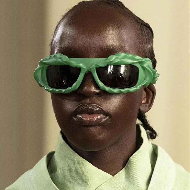 

Oversized Unique Punk Sunglasses Women Men 2023 Y2K Steampunk Luxury Brand Retro 2000's Sun Glasses For Ladies Vintage Eyewear