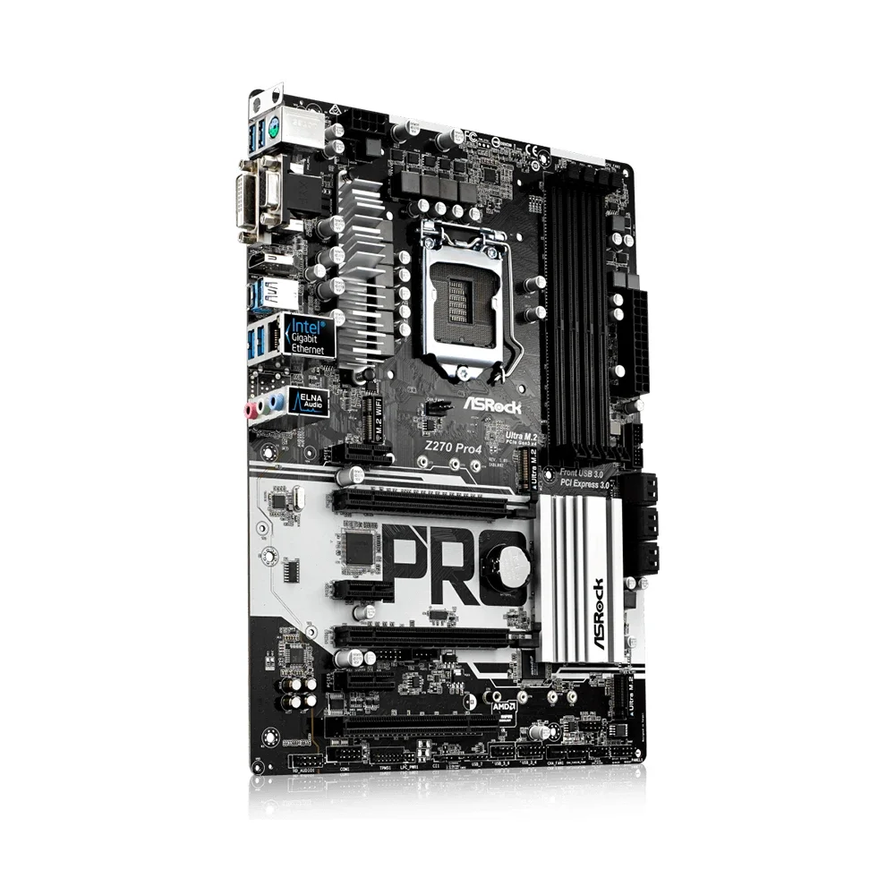 CPU Z270 Pro4 Core i7-7700K ASRock Z270 PRO4 Motherboard Support i7-7700K 6700 i5-7600