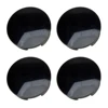 4pcs 57mm Universal Car Wheel Center Hub Cap Cover Black ABS 3