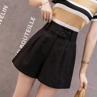 Women's Shorts Yellow Loose Wide High Waist Outdoor To Wear Comfy Streetwear Baggy Female Short Pants Aesthetic Harajuku Fashion - Image 6