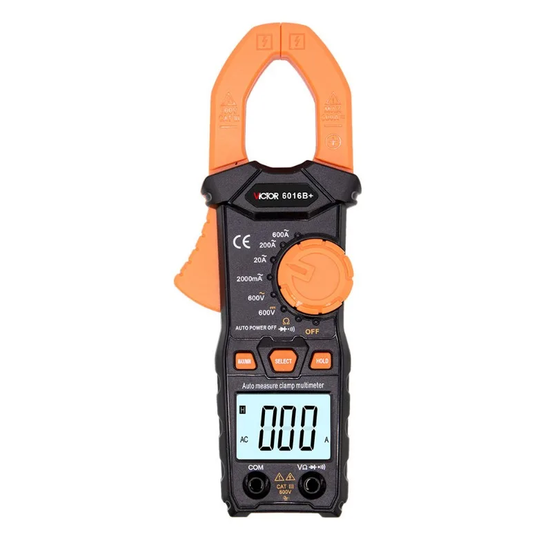 Pinza Amperometrica Digitale Ac Dc Multimetro Penza Amperimetrica Auto Range True Rms Capacità Ad Alta Precisione Ncv Ohm Max/Min Tester