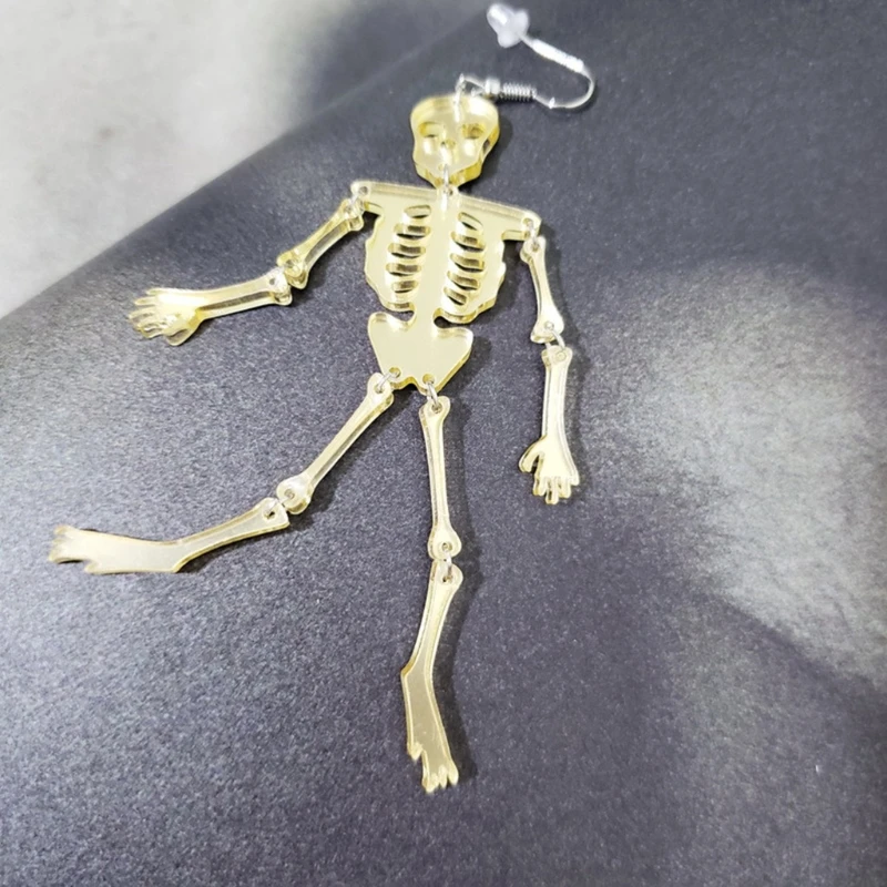 Epoxy Resin Mold Handmade DIY Crafts Jewelry Making Tool Skeleton Earrings Pendant Casting Silicone Mould