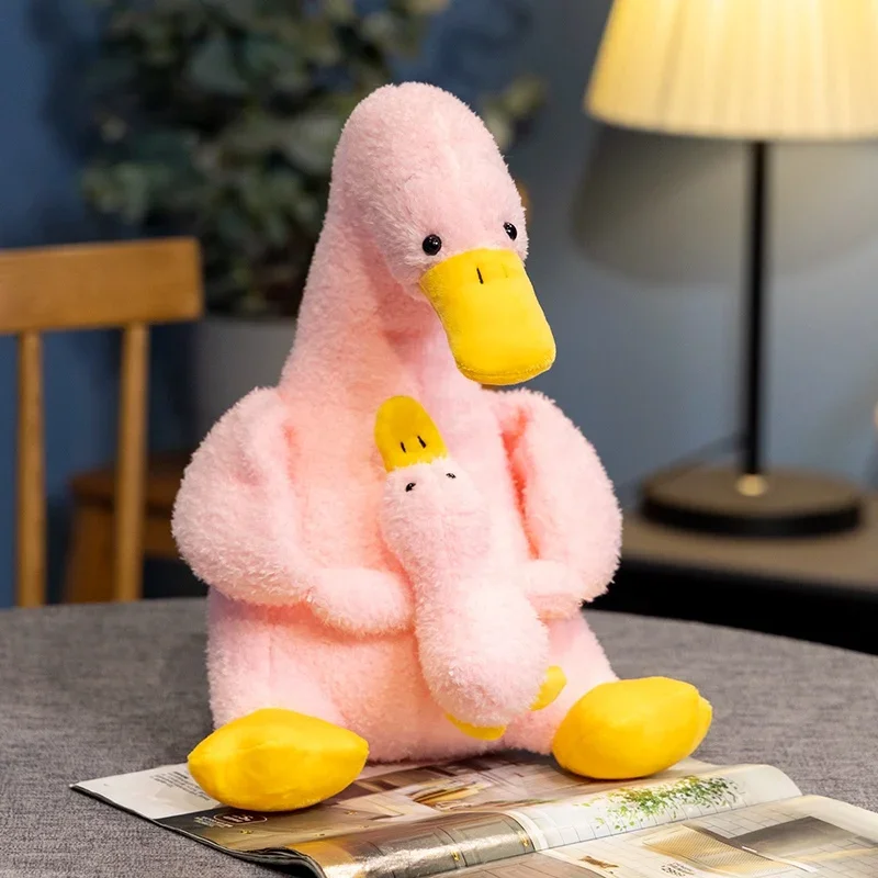 Mother Child Duck Plush Toy Adorable Duck Doll Plush Toy Set Mother Son Stuffed Pillow Kawaii Parent-child Toy Funny for Duck