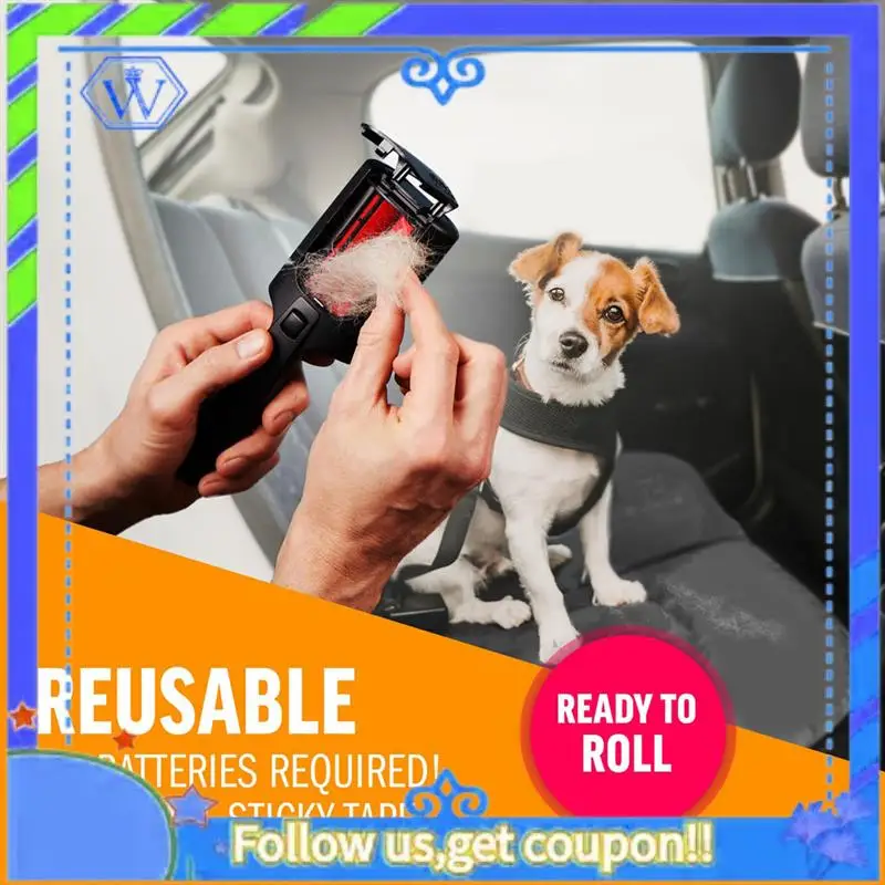 Easy To Use Mini Lintroller For Pet Hair -Pet Hair Removal Tool For Clothes, Couches And Cars-Dog Remover And Lint Remove