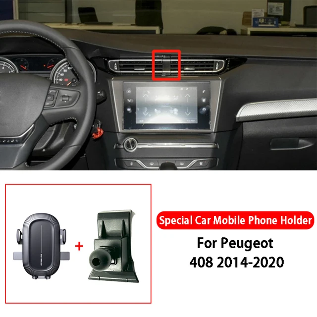 ERTG Voiture Support de téléphone Portable Socles, pour Peugeot 4008 508  308 408 5008 téléphone Portable Support de Ventilation de voitureuniversels