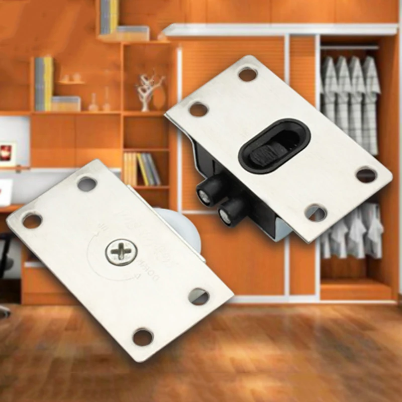 

Door Rollers Stainless Steel Sliding Door Wheel Cabinet Pulley Hanging Pulley Up And Down Rail Wheel For Wading Door Accessories
