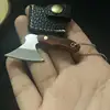 Mini Hatchet Ornament Kitchen Knife Handmade Collection Gift Key Chain Pendant Car Decor Phone Decorations Pu 6