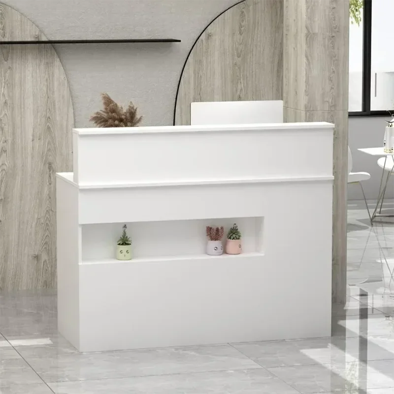 Party Reception Desk Beauty Center Furniture Luxury Lectern Atelier Front Receptionist Counter Mostrador Recepcion Store Salon reception desk storage