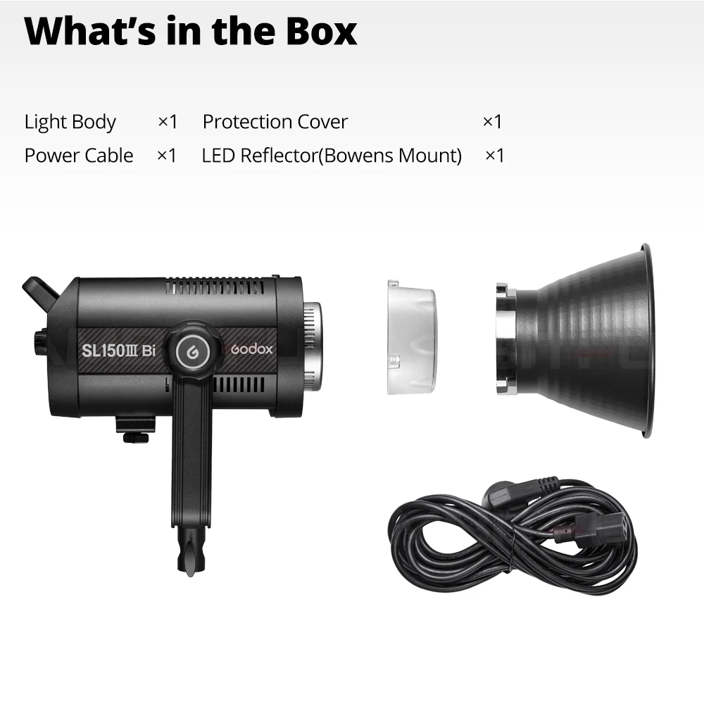 SL150III SL150IIIBi SL150III Bi LED Video Light 160W 2800-6500K Bi-Color Bowens