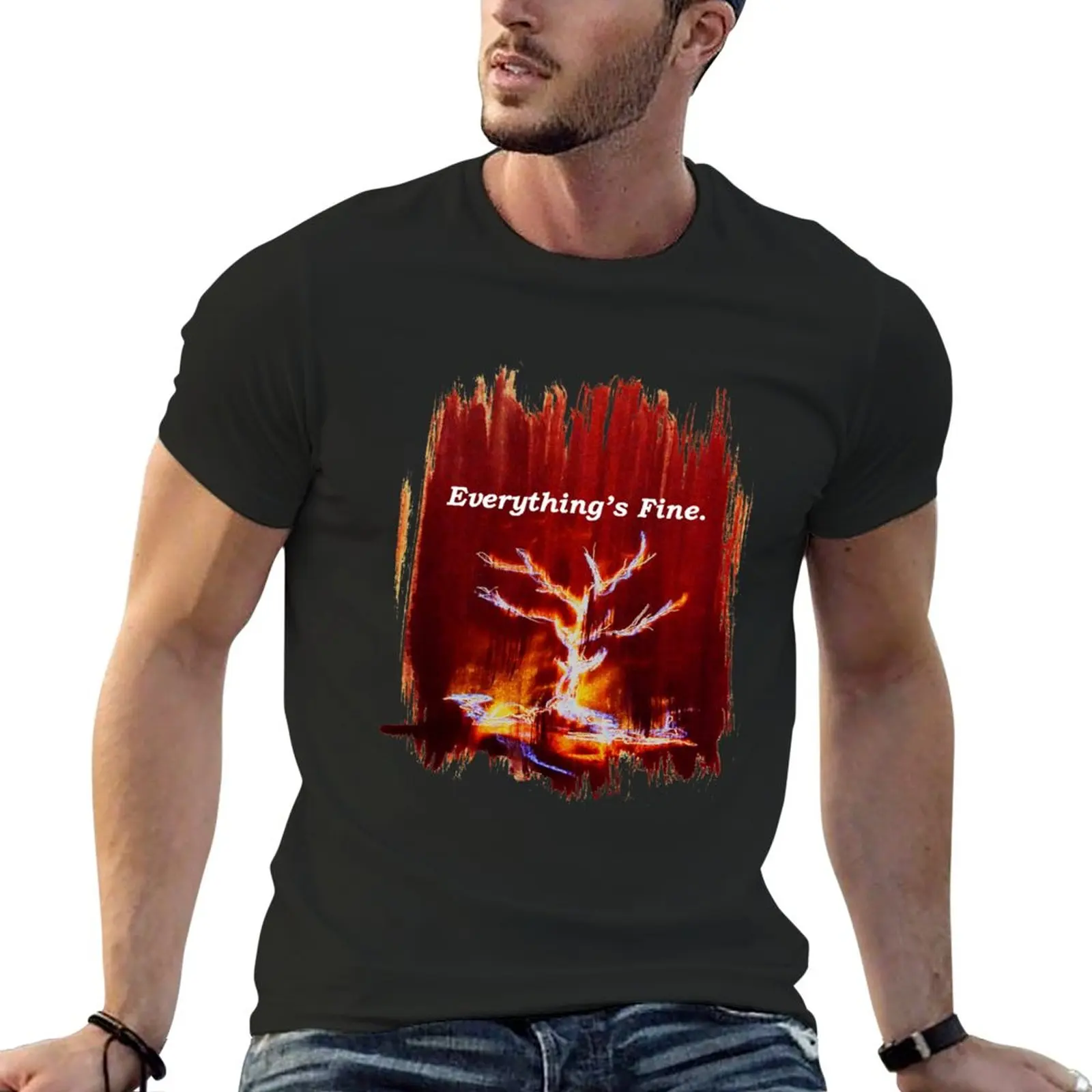 

Everything's Fine T-Shirt sublime t shirt custom t shirt boys white t shirts slim fit t shirts for men