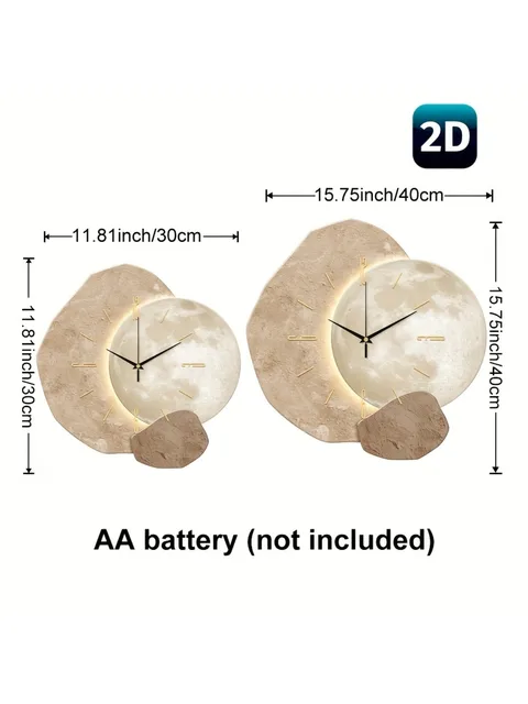 Moon Phase Wall Clock 5