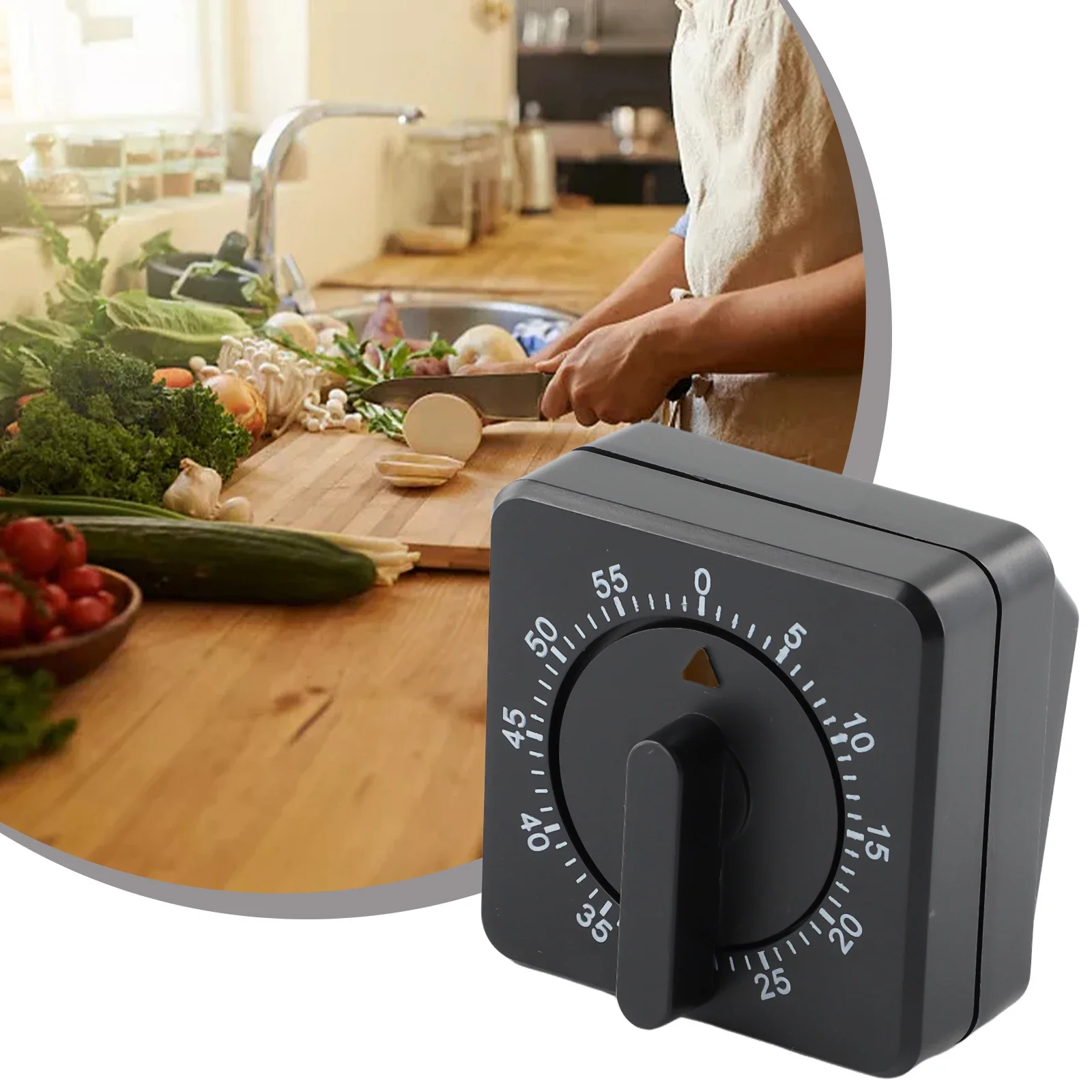 

Mechanical Timer 1 Hour 60 Mins Kitchen Cooking Timer Game Alarm Count Down Timer Tool Alarm Reminder For Kitchen Homework