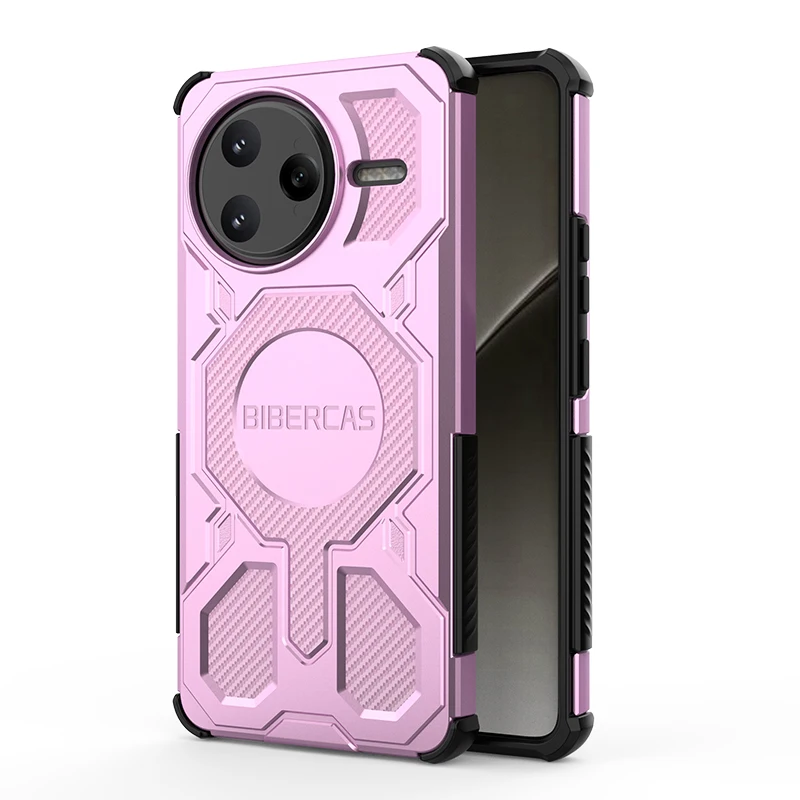 BIBERCAS Armor Shockproof Phone Case - Durable Protective Back Cover