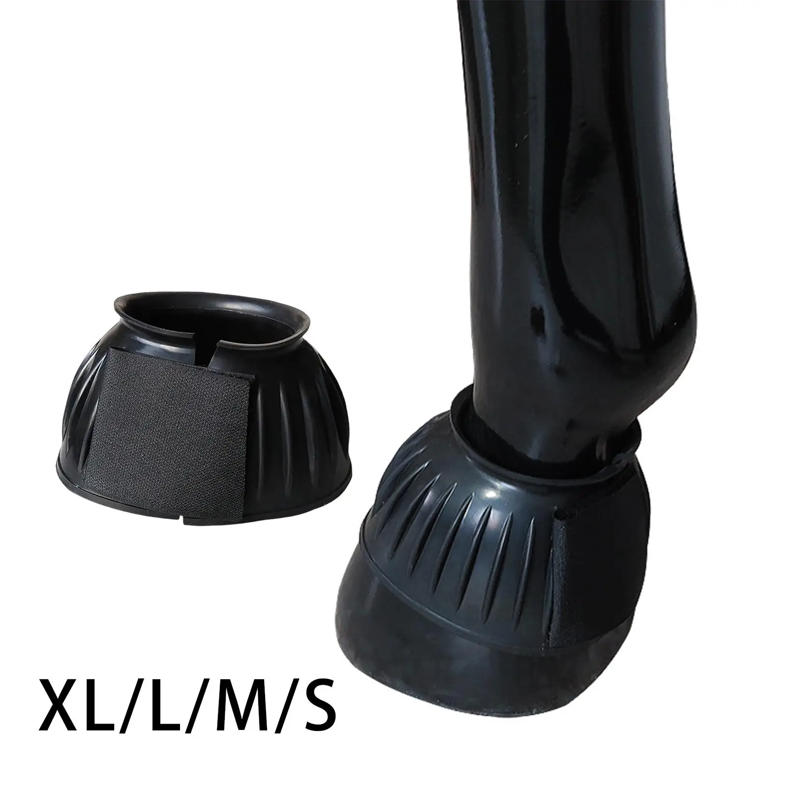 Horse Bell Boot Overreach Boot Equine Hoof Protector Equestrian Equipment 5
