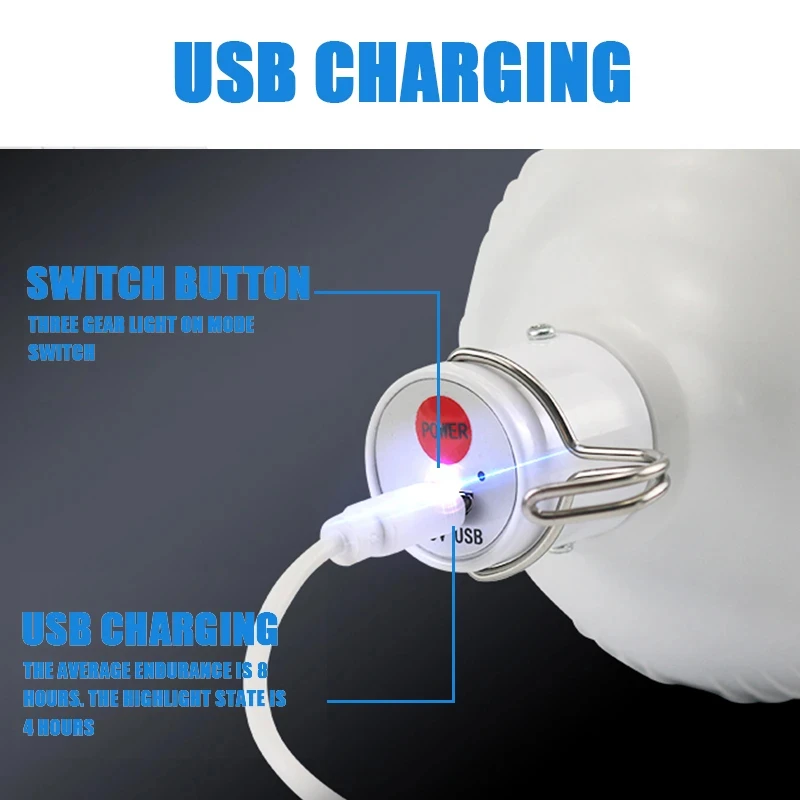 Camping Light Portable LED Lights USB Rechargeable 20W-100W Waterproof Bulb Emergency Lantern camping light portable lanterns camping lamp camping lantern emergency lights portable light bulb