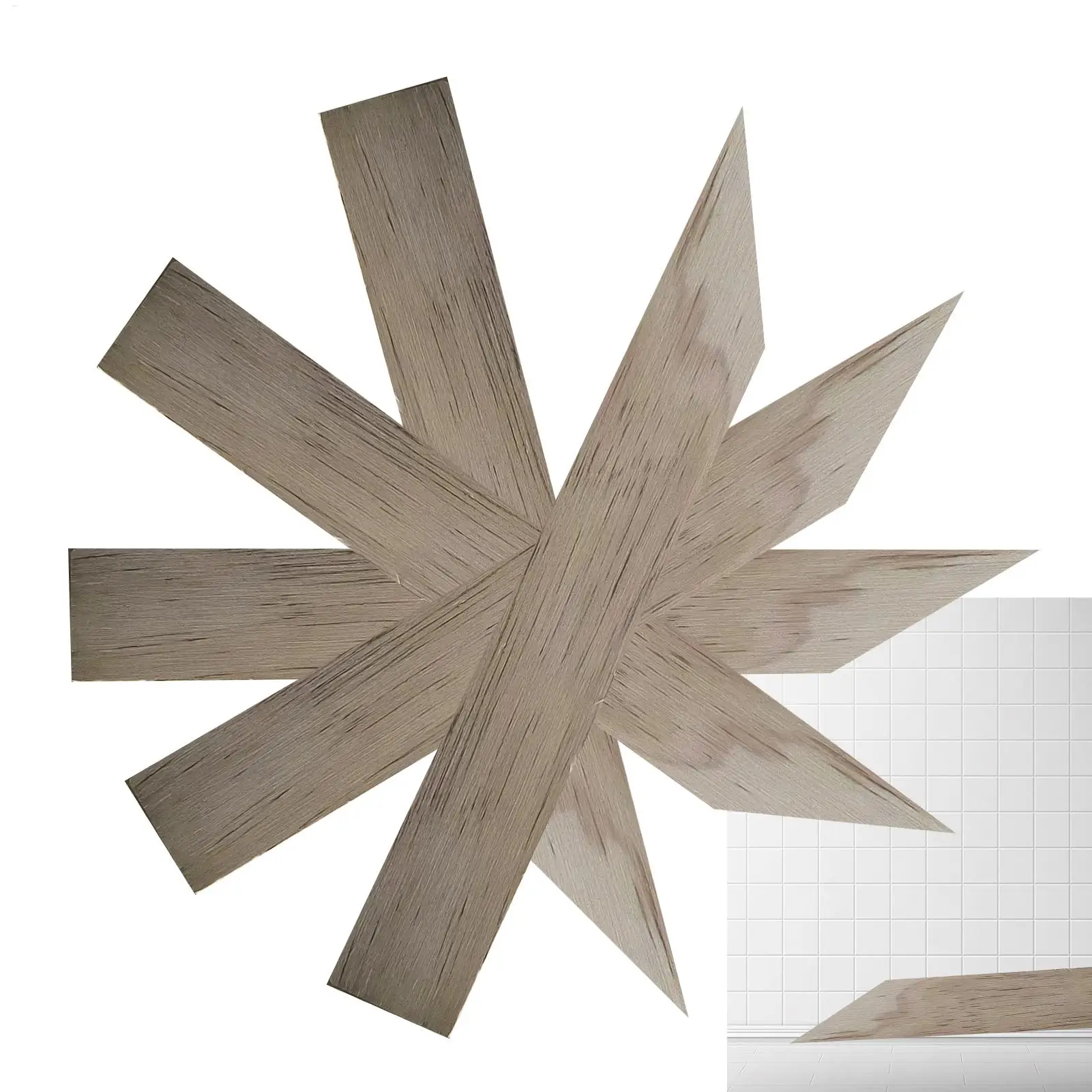 5pcs Caulk Smoothing Tool Caulk Spreader Tools Portable Ergonomic Wood Handle Applicator For Wall Home Window Door Sealant