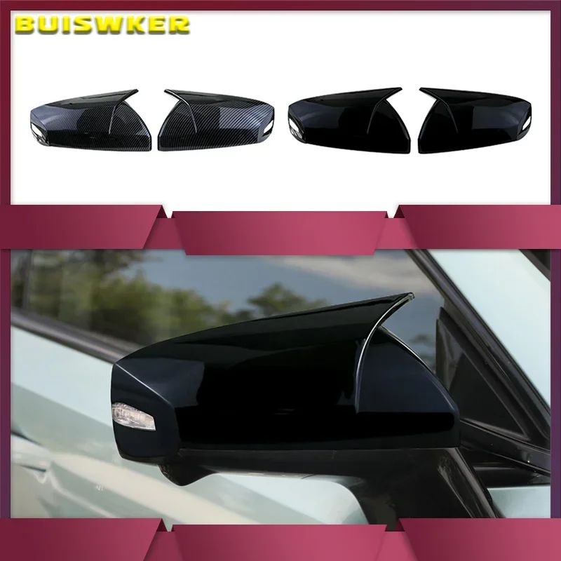 

ABS Carbon Fiber Rearview Mirror Reverse Mirror Cover Shell Modification For Changan sl03