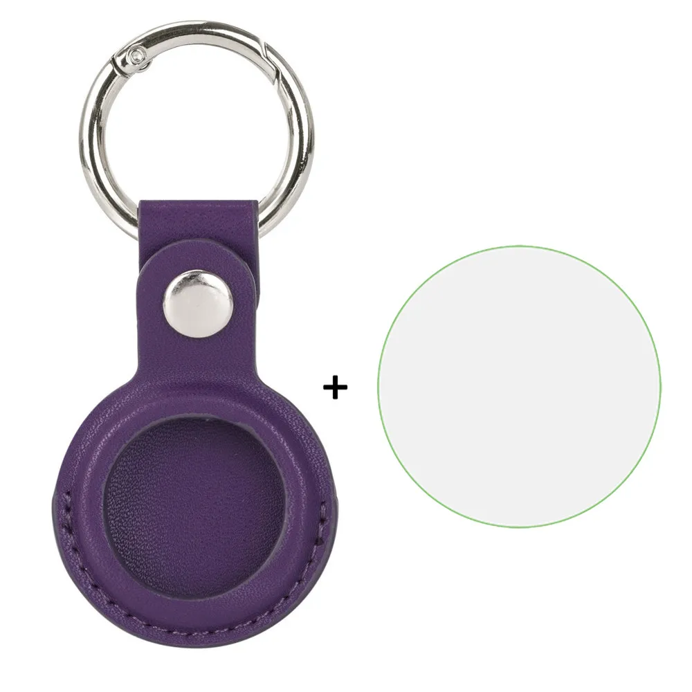 2020 new For AirTags Cover  Leather Protection Anti-Lost Protective Case For Apple Locator Tracker Cover 