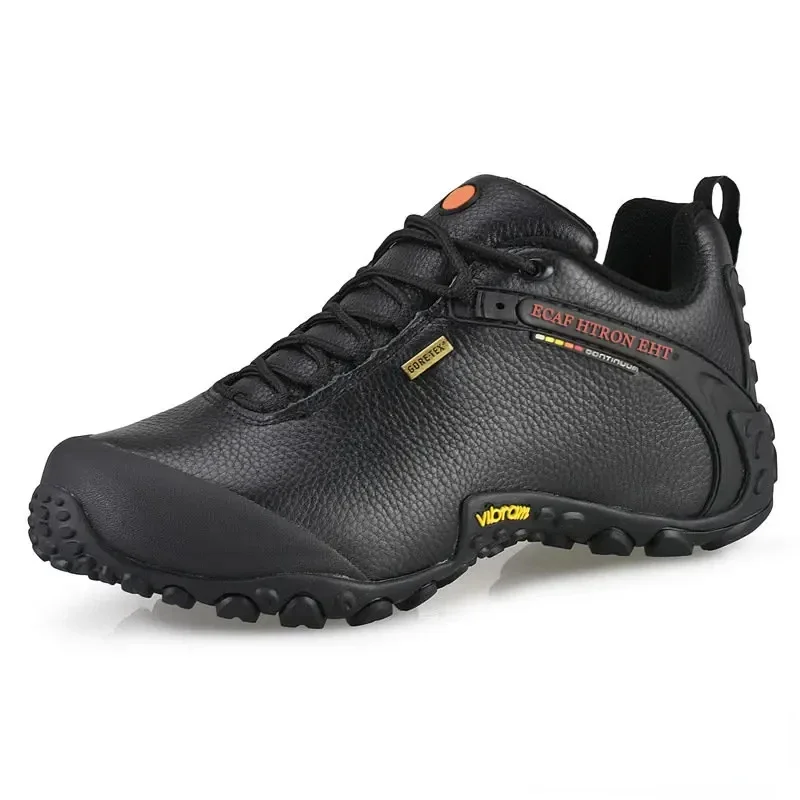 

High Quality Unisex Hiking Shoes Autumn Winter genuine leather Outdoor Mens women Sport Trekking Mountain Athletic Shoes 224-5