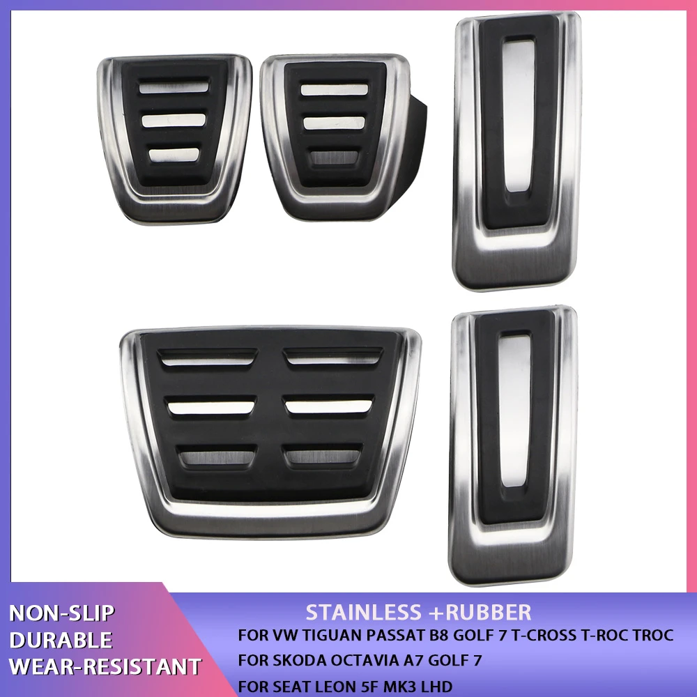 Car Pedals Foot Fuel Brake Clutch Cover for Volkswagen VW Passat B8