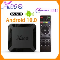 HY X96Q AI Android 10.0 TV Box Allwinner H313 Quad Core 4K 2.4G Wi-Fi Google Player Youtube X961GB 8GB Set Top Box