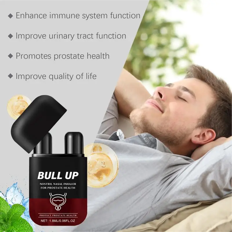 Double Hole Nasal Inhaler Portable Refreshing Scented Nasal Inhaler Effective Upgraded Prostate Enhancement For Man