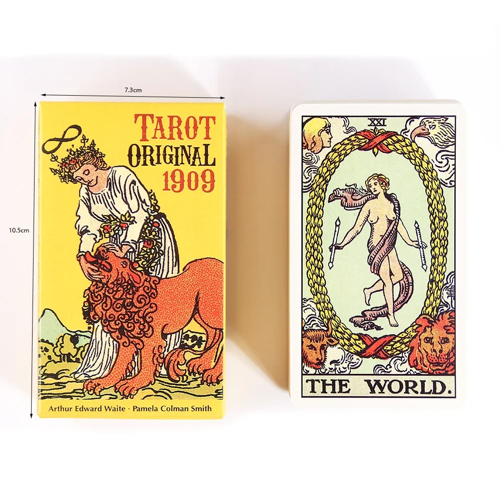 Tarot Deck Original Cards 78 1909 For Beginners And With PDF Guide Book Divination Tools For All Skill tarot cards angel oracle cards