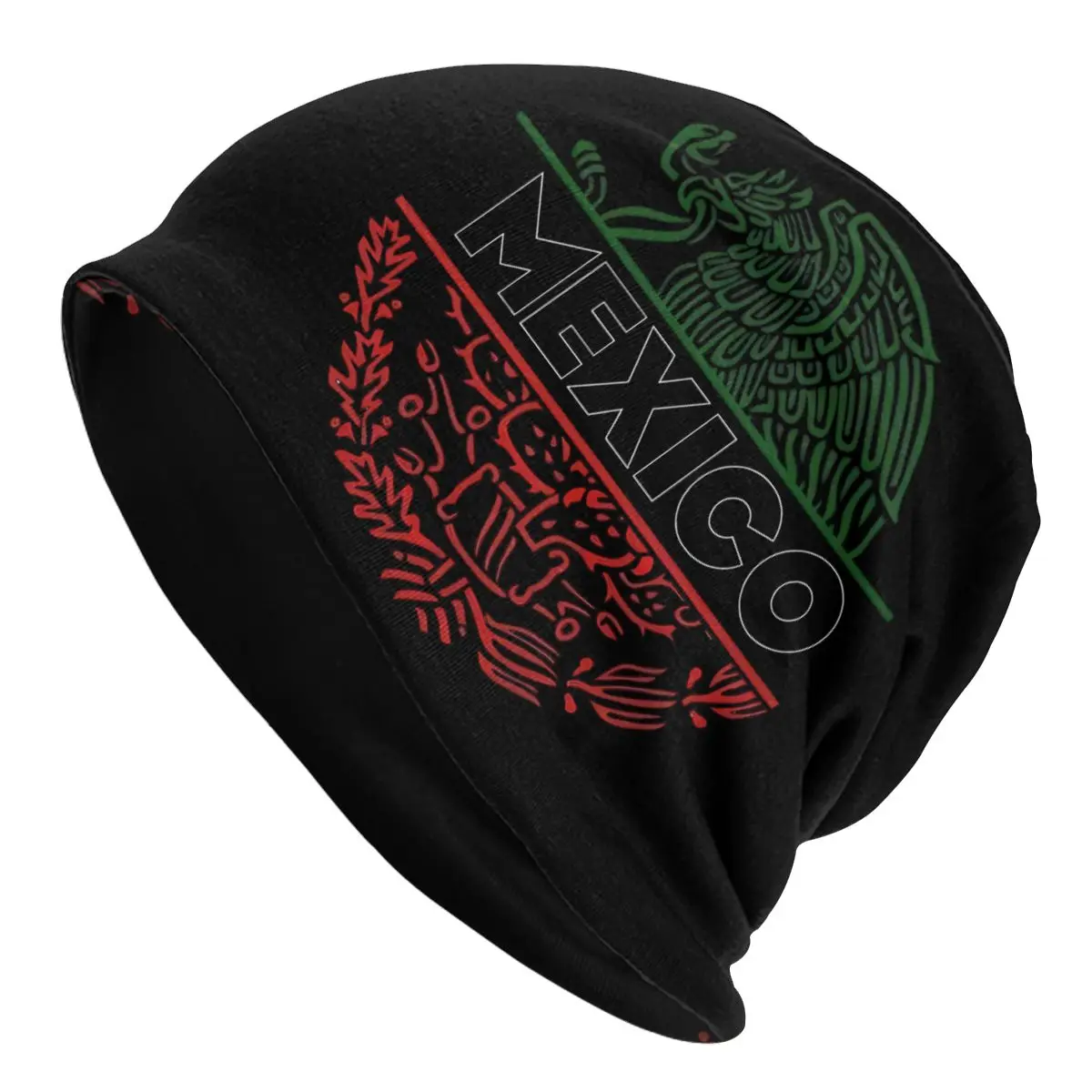 

Mexico Bonnet Homme Outdoor Thin Hat Coat of Arms of Mexico Skullies Beanies Caps For Men Women Creative Cotton Hats
