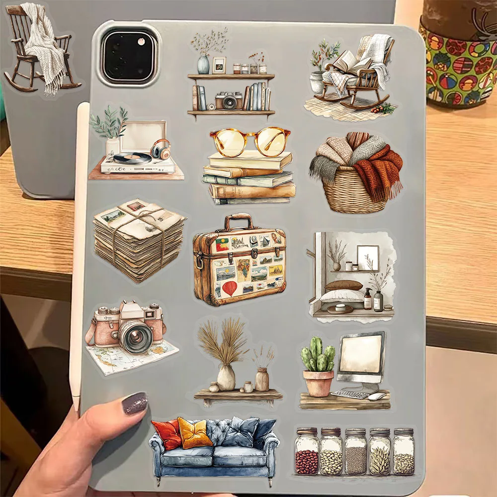 Home Art Theme Decorative Sticker Set (50 PCS)