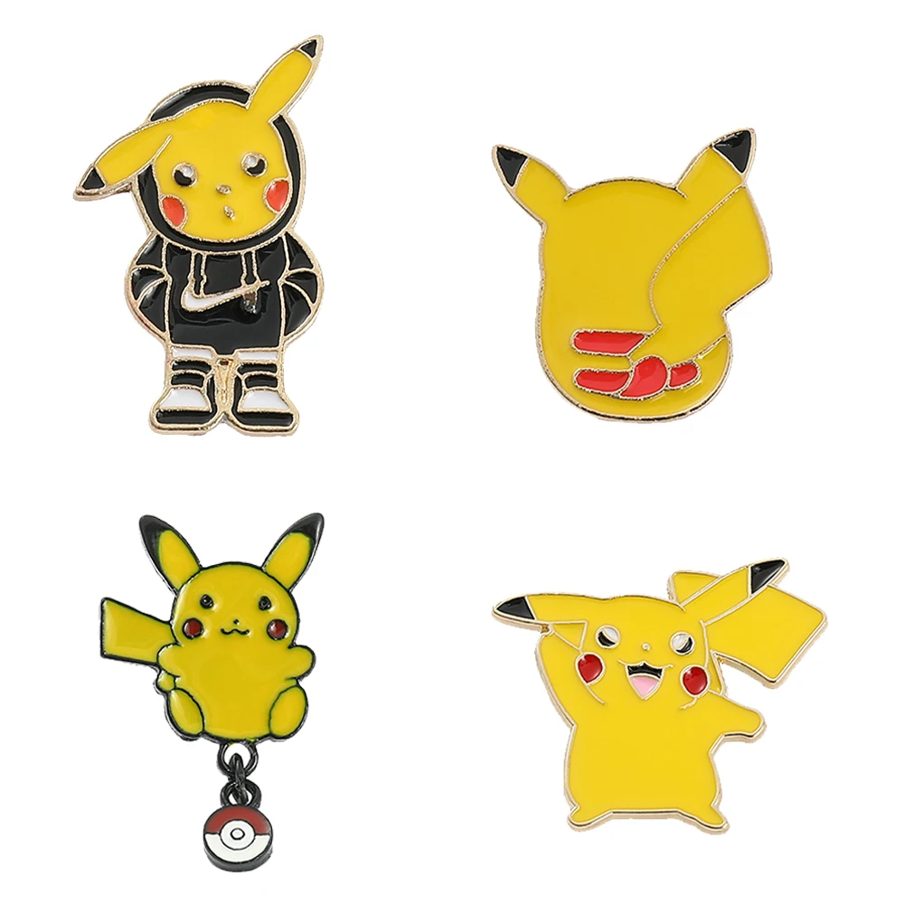 

Kawaii Pokemon Pikachu Lapel Pins for Backpacks Cute Enamel Badges Brooches for Women Men Fashion Jewelry Periphery Gifts
