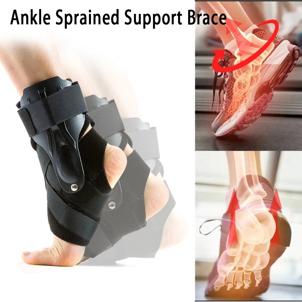 Ankle Sprained Support Brace Ankle Splint Stabilizer Protector for Sprained Ankle Injury Recovery Achilles Tendonitis Men Women 8 Ankle Sprained Support Brace Ankle Splint Stabilizer Protector for Sprained Ankle Injury Recovery Achilles Tendonitis Men Women 1